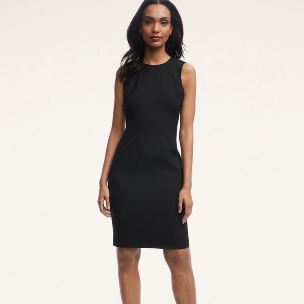 LAST CHANCE Brooks Brothers 100% wool, silk lined black dress 6